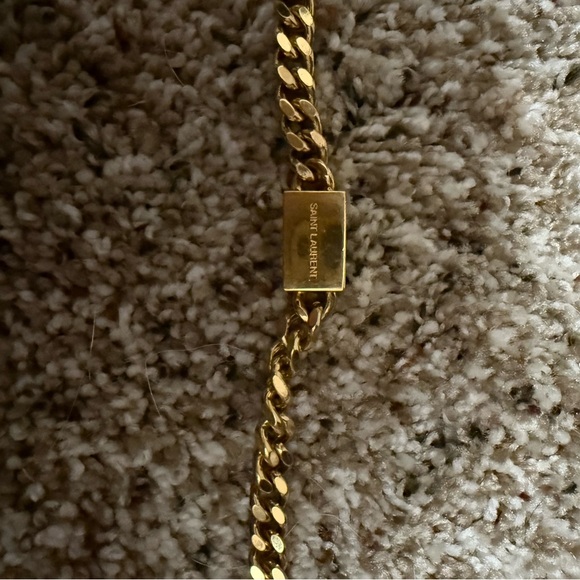 Yves Saint Laurent Taupe Leather Crossbody Bag - Picture 3 of 13